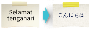 マレー語から日本語への翻訳